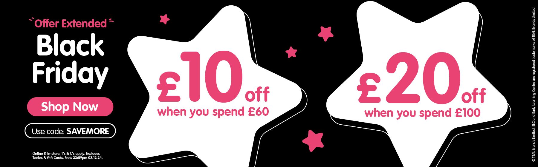 
   Black Friday Spend and Save Promo
   